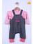 Babyhola Bayramlık Kız Bebek Çocuk Flamingo Bayramlık Salopet Badi Takım 23388 1
