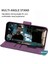 Samsung Galaxy A25 Kılıf Fabric Book Wallet Mor 3