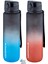 2'li Tritan Matara Seti 1000ML Büyük Boy Çift Renk Softtouch Ff Collection Tritan Su Matarası 1