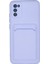 Samsung Galaxy A02S Kılıf Kelvin Kartvizitli Silikon - Lila 300099 1