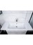Nora S Lavabo Bataryası + Qua Etajerli Lavabo 80 cm Beyaz (Batarya Dahil) 1