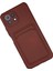 Xiaomi Mi 11 Lite Kılıf Kelvin Kartvizitli Silikon - Bordo 300099 2