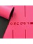 Hizalamalı 5mm Kaydırmaz Doğal Kauçuk Yoga Matı Pilates Mat Pembe 183 X 68 cm 2