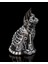 Cadılar Bayramı Biblo Cadılar Bayramı Kedi ve Köpek Figür Halloween Figür Kedi Köpek 11CM 3