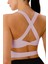 Kadın Çarpraz Sırt Detaylı Kaplı Yoga Egzersiz Fitness Spor Sütyeni CRS001 1