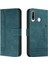 Huawei P30 Lite Kart Yuvaları Kapak Için Telefon Kılıfı El Kayışı Flip Folio Pu (Yurt Dışından) 1
