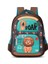Sevimli Karikatür Büyük Kapasiteli Aşınmaya Dayanıklı Okul Çantası (Yurt Dışından) 1