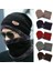 Cap-Gray Style Tek Boyut Winter Hat For Men Fleece Scarf Women Neck Buff Leather Knitted Cap Thick Wool Neck Warmer Balaclava Ski Mask Skullies Beanies (Yurt Dışından) 4