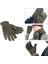 Turuncu Tarzı 3pcs Thickened Fleece Hat Scarf Beanie Cap Gloves Set Men Autumn Winter Warm Camping Portable Outdoor Elements (Yurt Dışından) 3