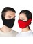 Dark Gray New Style Fashion Winter Half Face Mask Thermal Fleece Ear Mouth Cover Neck Warmer Windproof Cycling Snowboard Ski Hiking Sport Scarf (Yurt Dışından) 2