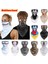 B-5 Stili 2022 Fashion Neck Tube Scarf With Ear Loops Windproof Face Mask Ski Halloween Costume 3D Animal Printed Bandana Cycling Hiking (Yurt Dışından) 3