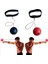 Siyah Stil Boxer Raising Reaction Force Hand Eye Boxing Reflex Speed Punch Ball Sanda Training Set Stress Boxing Muay Punching Ball (Yurt Dışından) 5