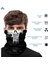 180797 Intikam Tarzı 3D Punisher Boyun Körüğü Bisiklet Bandana Tübüler Eşarp Venom Scaldacollo Motosiklet Yüz Maskesi Cuello Buff Biker Yarım Maske Ordu Erkekler (Yurt Dışından) 2
