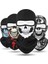 S10 Stili Tek Boyut Skull Print Bandana Balaclava Full Face Mask Scarf Outdoor Fishing Hunting Hiking Cycling Neck Gaiter Face Cover Shield (Yurt Dışından) 2