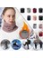 WJ74-12 Stili Kış Moda Eşarp Kadınlar Için Erkek Örme Eşarp Kalınlaşmış Yün Yaka Atkılar Boyun Eşarp Sıcak Atkısı Kayak Atkılar Susturucu (Yurt Dışından) 4