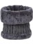 Gri Tarzı Kış Erkek Kadın Sıcak Örme Yüzük Atkılar Kalın Elastik Örgü Susturucular Çocuk Boyun Isıtıcı Peluş Polyester Eşarp (Yurt Dışından) 1