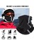 Siyah Stil Açık Kış Sıcak Polar Boyun Atkıları Yansıtıcı Kayak Boyun Kapak Maskesi Motosiklet Yarım Yüz Maskesi Eşarp Sürme Biker Windproof (Yurt Dışından) 5