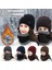 Şapka ve Eşarp B Stili BOYUT56-60CM Kadın Örme Şapka Eşarp Polar Kap Boyun Isıtıcı Kış Şapka Kadınlar Için Skullies Kasketleri Erkekler Için Sıcak Balaclava Yüz Maskesi (Yurt Dışından) 2