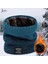 D1- Yaprak Stili Kış Eşarp Erkekler Için Polar Yüzük Bandana Örme Sıcak Katı Eşarp Kadın Boyun Isıtıcı Kalın Kaşmir Sıcak Mendil Kayak Maskesi (Yurt Dışından) 3