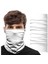 MHS008 Stili Özelleştirilmiş Boyun Isıtıcı Buff Dikişsiz Bandana Maskesi Kayak Balaclava Bisiklet Yüz Maskesi Kamp Balıkçılık Eşarp Spor Snood Siyah Beyaz (Yurt Dışından) 3