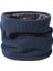 B Navy Blue Style Kış Eşarp Erkekler Için Polar Yüzük Bandana Örme Sıcak Katı Eşarp Kadın Boyun Isıtıcı Kalın Kaşmir Sıcak Mendil Kayak Maskesi (Yurt Dışından) 1