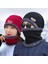 Cap And Scarf-Black Style Kışlık Şapkalar Erkek Şapka Örme Sıcak Balaclava Outdoor Bere Eşarp Seti (Yurt Dışından) 2