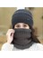 Şapka ve Eşarp C Stili BOYUT56-60CM Kadın Örme Şapka Eşarp Polar Kap Boyun Isıtıcı Kış Şapka Kadınlar Için Skullies Kasketleri Erkekler Için Sıcak Balaclava Yüz Maskesi (Yurt Dışından) 1