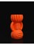 Tiki Dekoratif Turuncu Totem Vazo 1