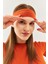 Kiremit Kadın Pamuklu Penye, Kaymaz, Terletmez, Ultra Hafif, Spor Saç Bandı Bandana Trendy Renkler 2