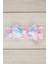 Batik Aqua El Yapımı Yumuşak Fiyonk Bağlamalı Doğal Pamuklu Penye Bebek Çocuk Kız Bandana Gökkuşağı Serisi 2