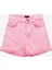 Normal Bel Basic Pembe Kadın Şort F4SL-SHT0481 1