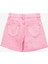 Normal Bel Basic Pembe Kadın Şort F4SL-SHT0481 2