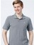 Polo Yaka Slim Fit Gri Erkek T-Shirt A1159-0024 3