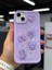 iPhone 14 Plus Kılıf 3D Kabartma Emoji Çıkartma Ayıcık Çiçek Kurdele Happy Good Luck Funny Heart 1