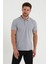 Erkek Regular Fit Polo Yaka 3lü T-Shirt Beyaz-Gri-Siyah 2