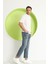 Erkek Ps Baskılı Oversize T-Shirt Ekru 4
