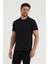 Erkek Regular Fit Polo Yaka 3lü T-Shirt Beyaz-Gri-Siyah 4