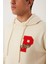 Erkek Kapüşonlu 3 Iplik Sweatshirt Ekru 2