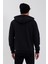 Age Of State Nakışlı Fermuarlı 3 Iplik Sweatshirt Siyah 5