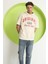 Erkek Kapüşonlu T-Shirt Ekru 4