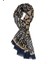 Charles Style Lacivert - Bej Italyan Modal Kaşkol MDL44 1