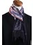 Hester Style Lacivert - Pembe Italyan Modal Kaşkol MDL11 2