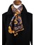 Clinton Style Sarı - Lacivert Italyan Modal Kaşkol MDL34 4