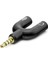 HN4612K Mikrofon Kulaklık Ayırıcı Adaptör 1