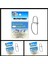 Uyguna-Yakala 10 Adet No:3 Dft CJS032 Duo Lock Nikel KLIPS-DON.002 1