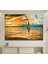 Denizde Gün Batımı Temperli Cam Duvar Tablosu 1