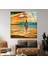 Denizde Gün Batımı Temperli Cam Duvar Tablosu 5