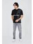 Erkek Baskılı T-Shirt - Siyah 3