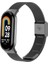 Xiaomi Mi Band 8 Mi Band 9 Uyumlu Paslanmaz Metal Hasır Tokalı Kordon Kayış 3