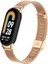 Xiaomi Mi Band 8 Mi Band 9 Uyumlu Paslanmaz Metal Hasır Tokalı Kordon Kayış 1